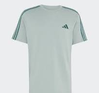 Camiseta Adidas M 3S Sj Lc Tee verde para hombre