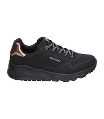 Zapatillas Skechers Uno Lite Metallic Mode negro para niños