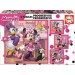 Construcciones Y Puzzles Educa Disney Junior Minnie 4 Puzzles Progresivos 12-16-20-25 Piezas rosa para niños