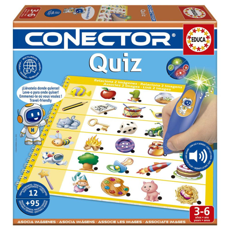Juegos De Mesa Educa Conector Logic Multiingual multicolor para niños