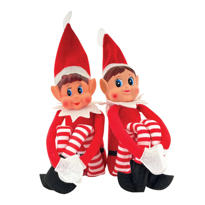 Muñecas Y Peluches Toy Planet Exclusiva Tp Set Familia Elfo+Elfa+Bebe rojo para niños