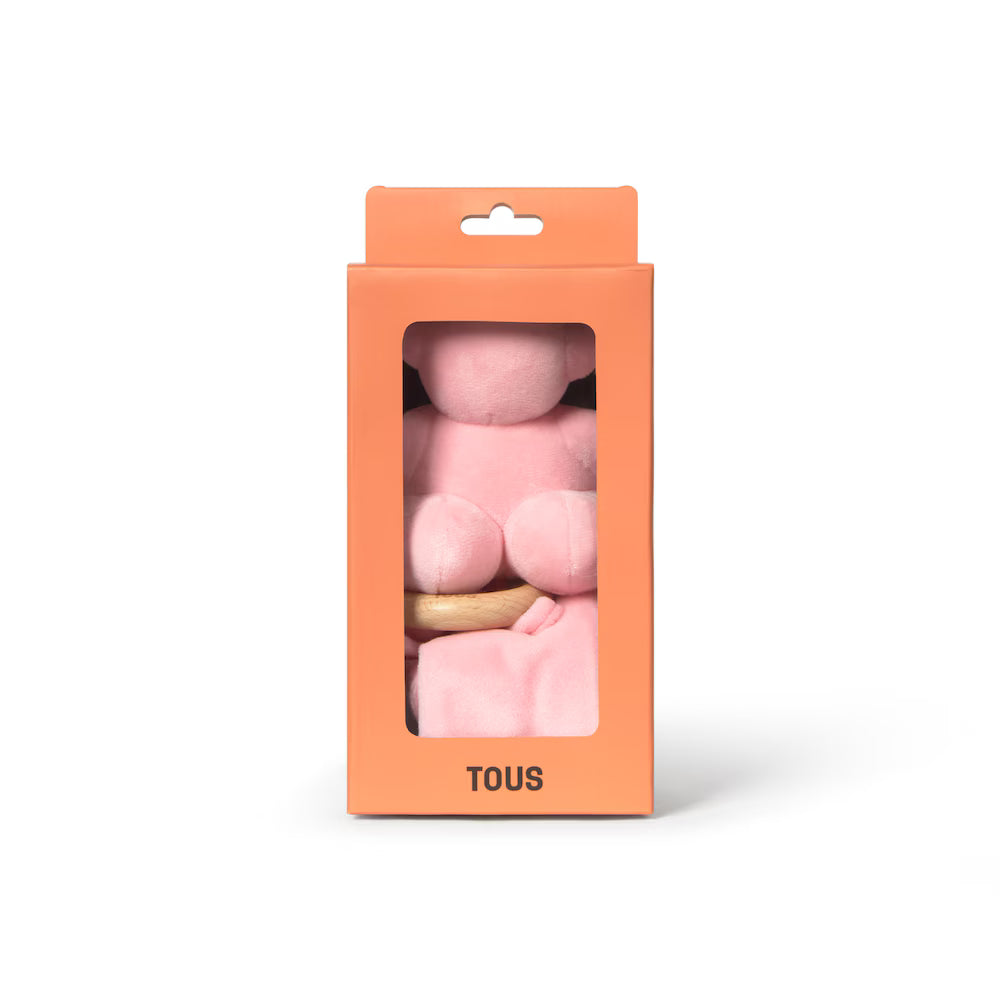 Regalos Tous Tous Baby Mantita De Compañía Con Oso Tbear-2401 Rosa multicolor para bebe