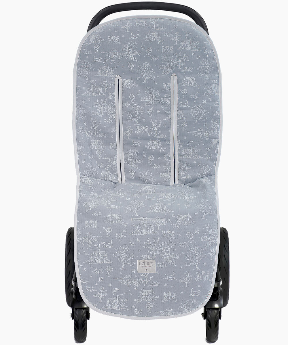 Paseo Uzturre Colchoneta Silla Universal Reversible Tirsa Menta verde para bebe