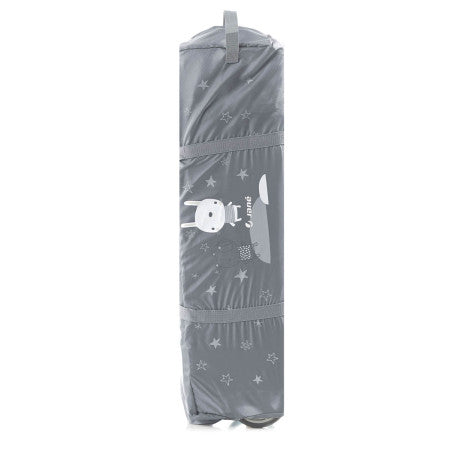 En Casa Jané 6838-T01-Gris Cuna De Viaje Dos Alturas Stars para mundo bebé