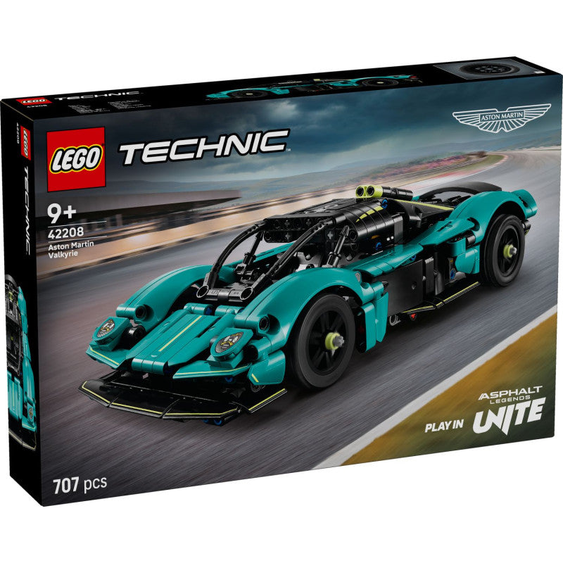 Construcciones Y Puzzles Lego Lego Technic Aston Martin Valkyrie verde para niños