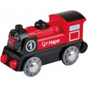 Electrónicos Toynamics Locomotora A Pilas Hape rojo para niños
