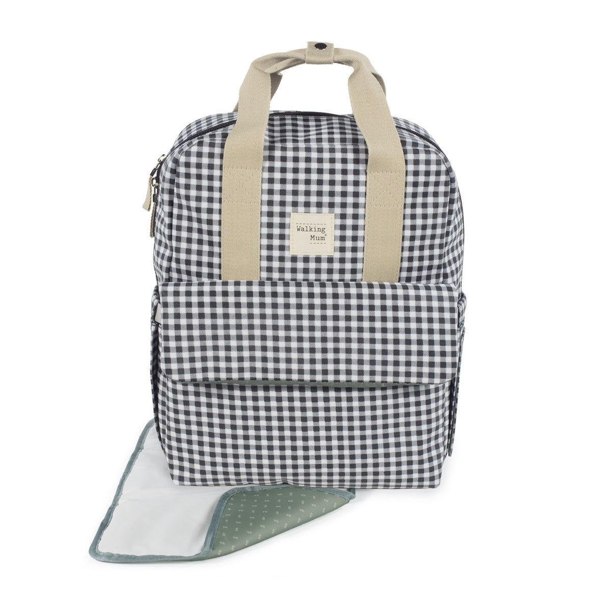 Paseo Walking Mum Mochila Bebé I Love Vichy Black negro para bebe