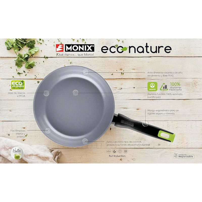 Para Cocinar Monix Eco Nature negro para unisex