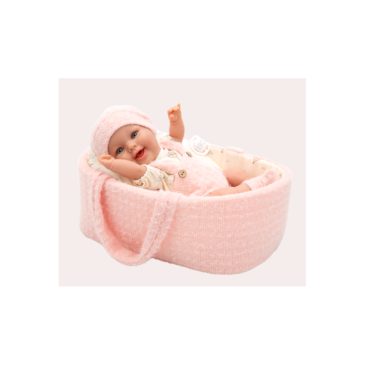Muñecas Y Peluches Muñecas Arias Elegance 33 Cm Gadi Rosa C/Capazo En Bol multicolor para niños