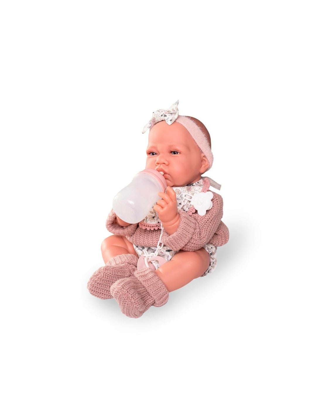Muñecas Y Peluches Muñecas Antonio Juan Recien Nacida Lua Bolitas Babero multicolor para niños