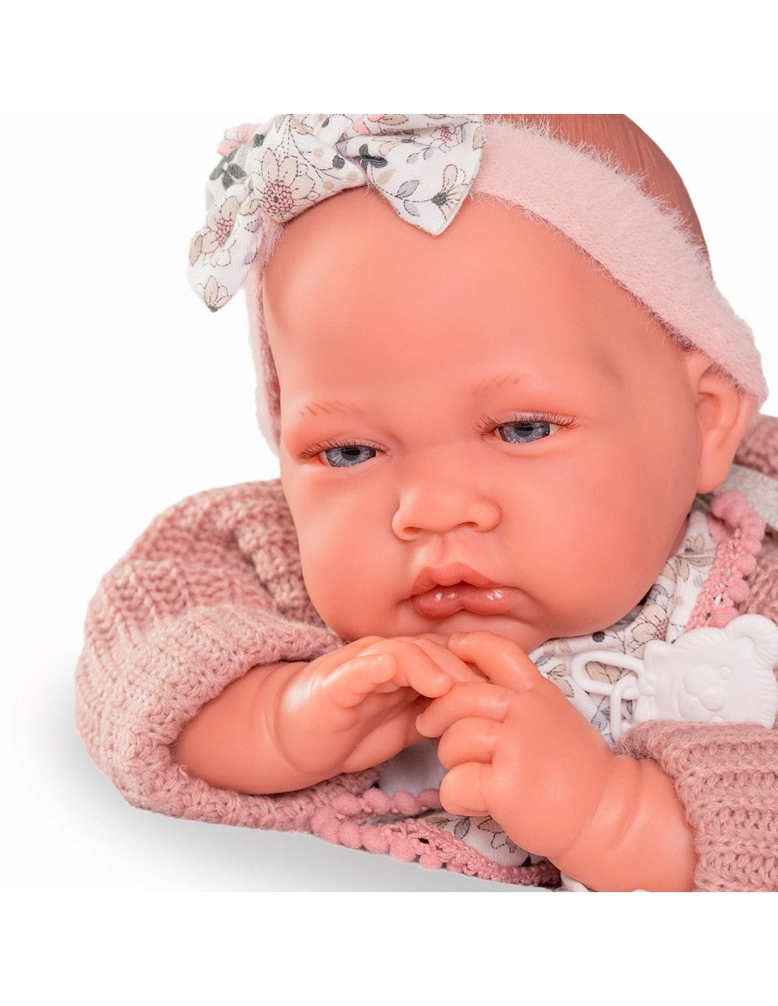 Muñecas Y Peluches Muñecas Antonio Juan Recien Nacida Lua Bolitas Babero multicolor para niños