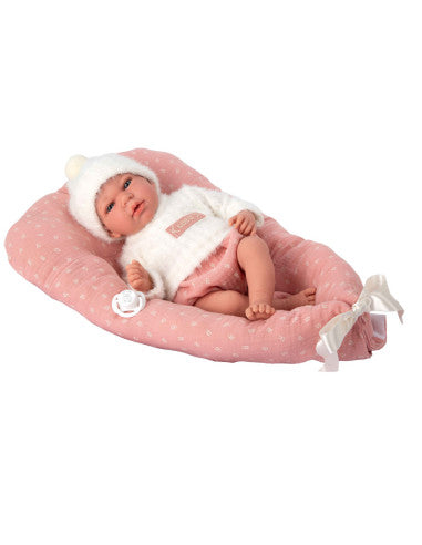 Muñecas Y Peluches Muñecas Arias Bebé Elegance 40 Cm Andie Rosa Con Cojín - Muñeco Con Peso Real rosa para niños