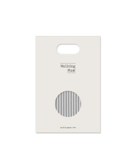 Paseo Walking Mum Muselina Praliné Rayas Matcha verde para bebe