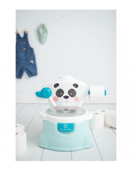 En Casa Olmitos Orinal Infantil Funny 2 En 1 azul para bebe