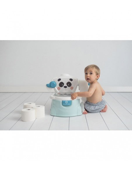 En Casa Olmitos Orinal Infantil Funny 2 En 1 azul para bebe