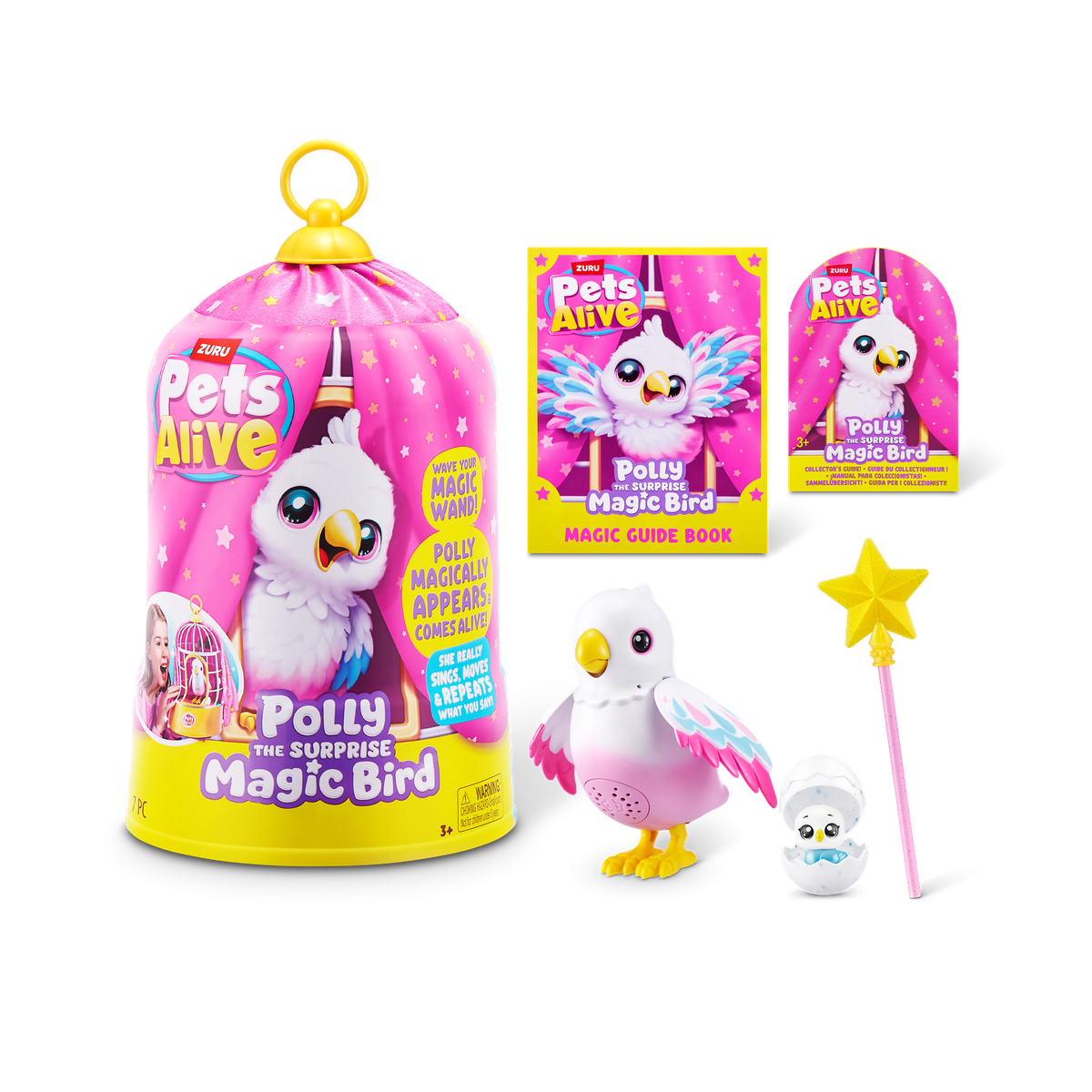 Figuras Y Minimundos Zuru Pets Alive - Pájaro Mágico Con Sonidos multicolor para niños