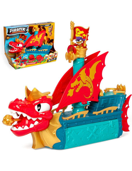 Figuras Y Minimundos Magic Box Piratix S - Dragon Ship 1X2 (V.0) multicolor para niños