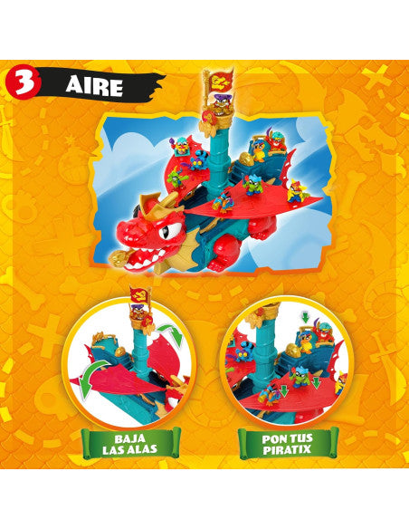 Figuras Y Minimundos Magic Box Piratix S - Dragon Ship 1X2 (V.0) multicolor para niños