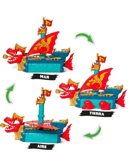 Figuras Y Minimundos Magic Box Piratix S - Dragon Ship 1X2 (V.0) multicolor para niños