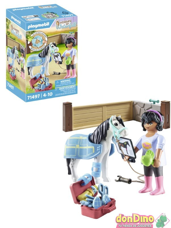 Otros Playmobil Veterinaria Con Caballo multicolor para unisex