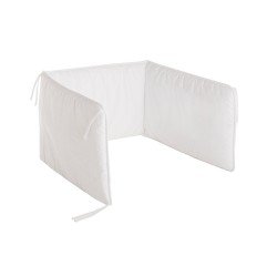 En Casa Cambrass Protector Cuna 60Cm Liso blanco para bebe