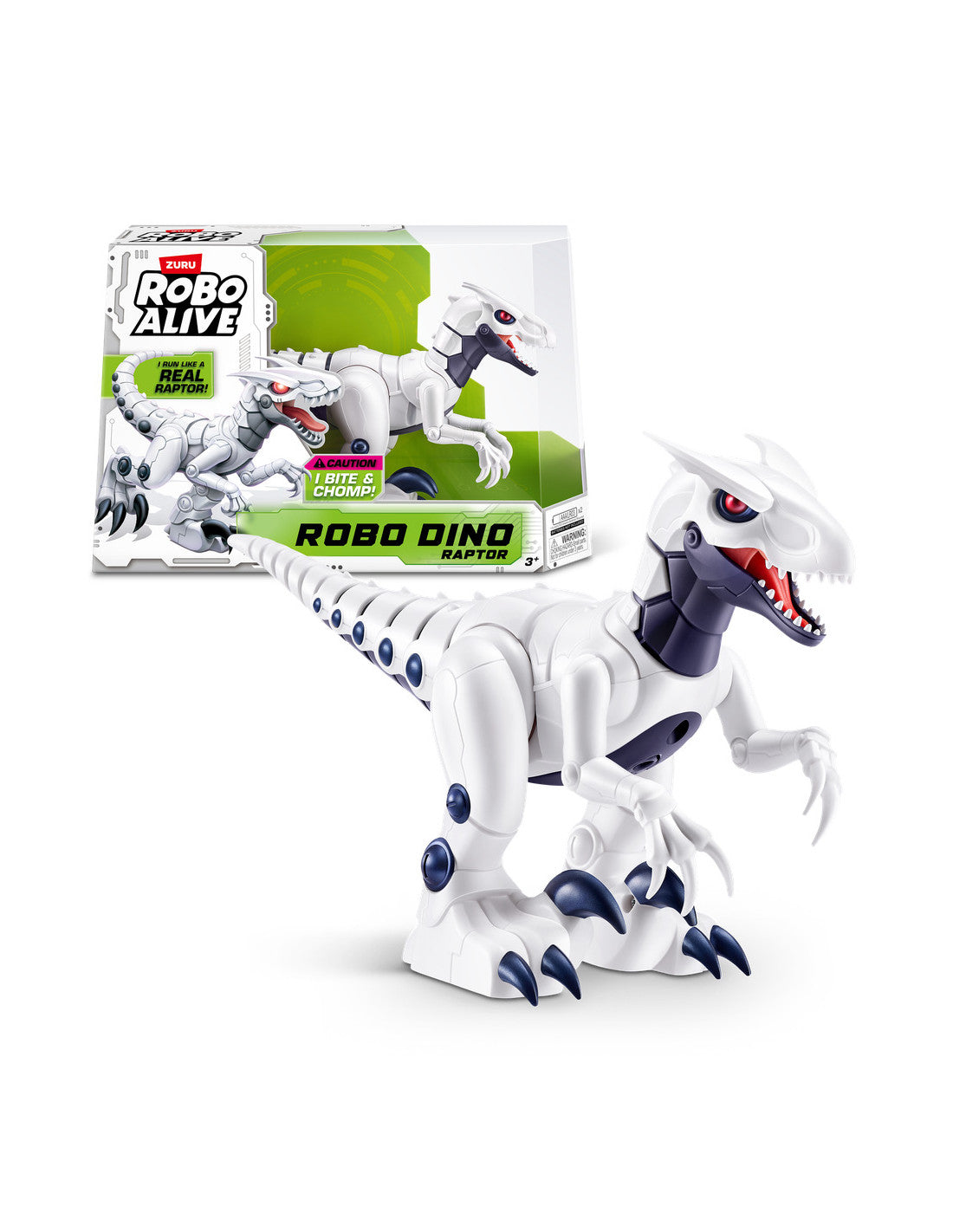 Electrónicos Zuru Zuru Robo Alive - Robo Dino Raptor gris para niños
