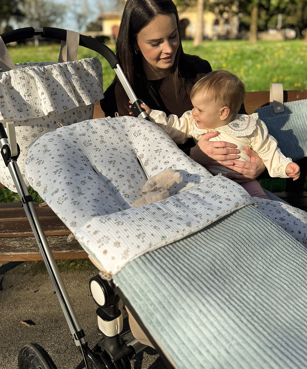 Paseo Uzturre Saco Silla Universal Celia Menta verde para bebe