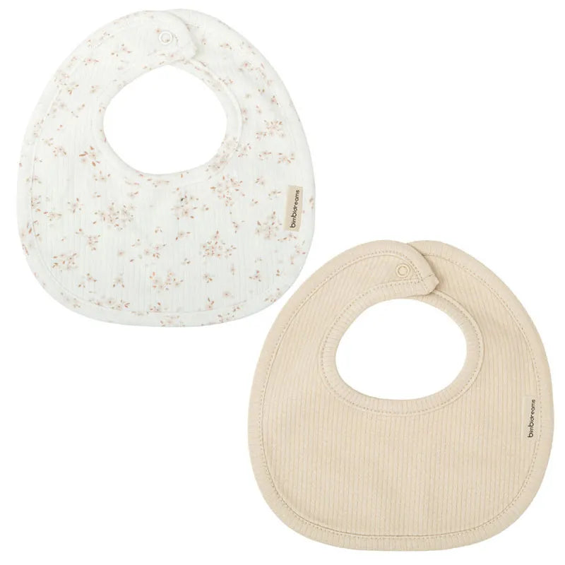Para Comer Bimbidreams Set 2 Baberos 19X19Cm Anais Lino multicolor para bebe