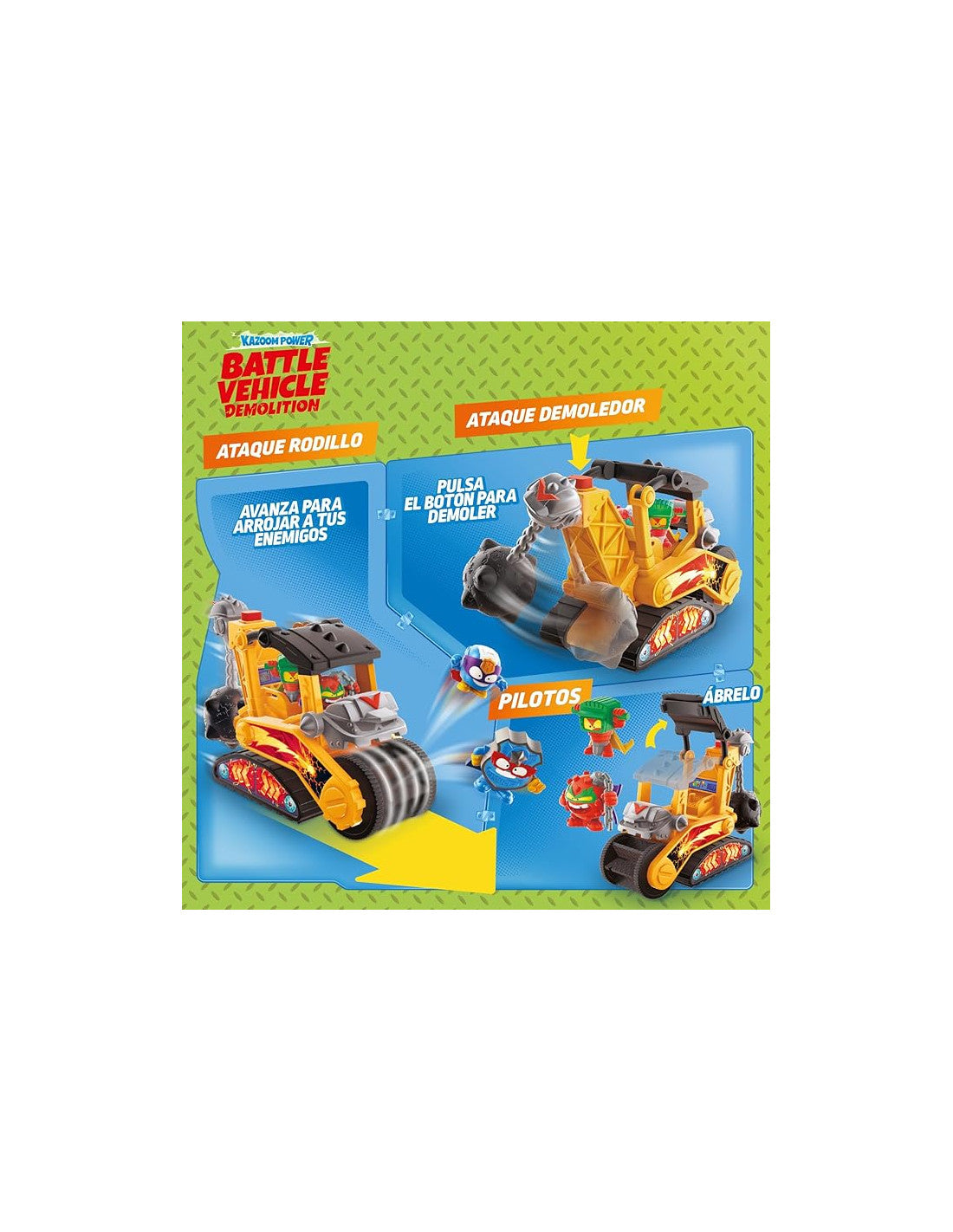 Figuras Y Minimundos Magic Box Superthings S - Playset 1X6 - Battle Veh multicolor para niños
