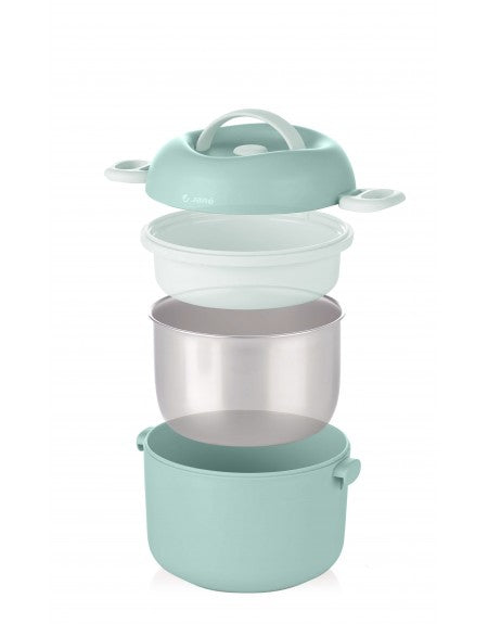 Lactancia Jané Termo Papillero Con Bol Desmontable De Acero Inoxidable verde para niños