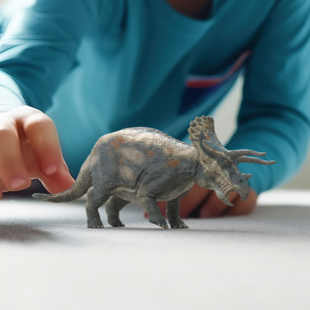 Figuras Y Minimundos Schleich Triceraptops multicolor para niños