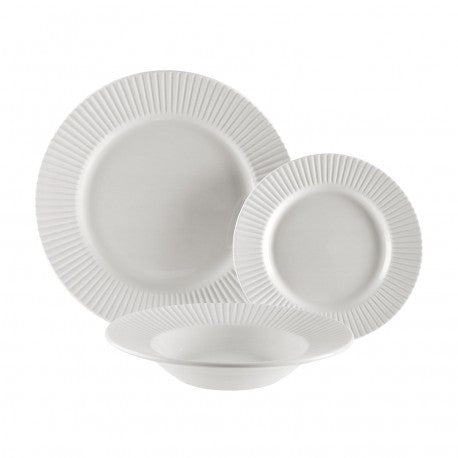 Comedor Versa Relieve Rayas blanco para unisex