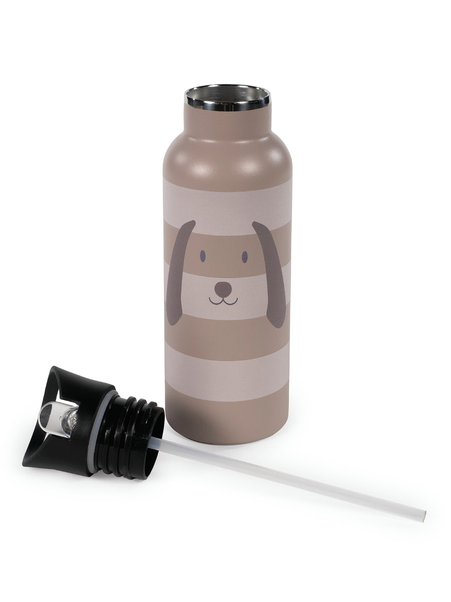 Para Comer Walking Mum Botella Térmica Con Pajita Perrito Sintra Beige beige para bebe