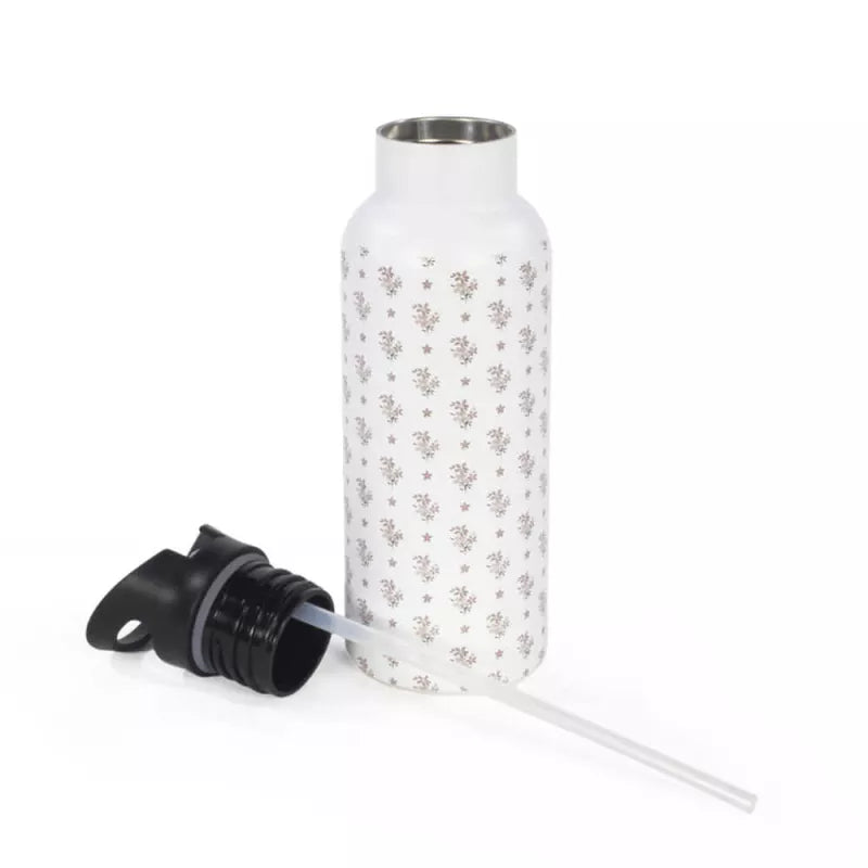 Para Comer Walking Mum Botella Térmica Con Pajita Botton Flor beige para bebe