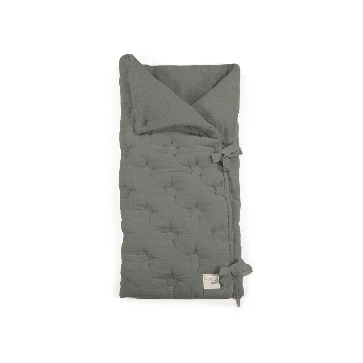 Paseo Walking Mum 1120800406-Verde manta arrullo Caetana Stone para mundo bebé