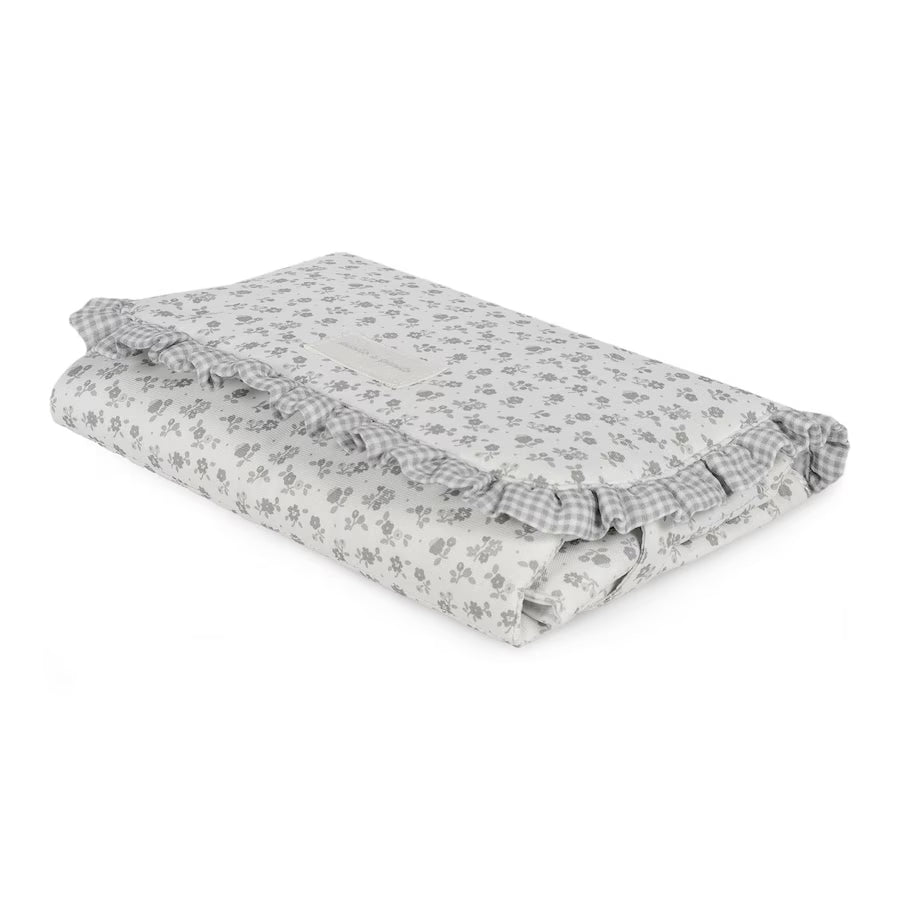 Paseo Pasito A Pasito Cambiador Portátil Little Bloom Flor Gris multicolor para bebe
