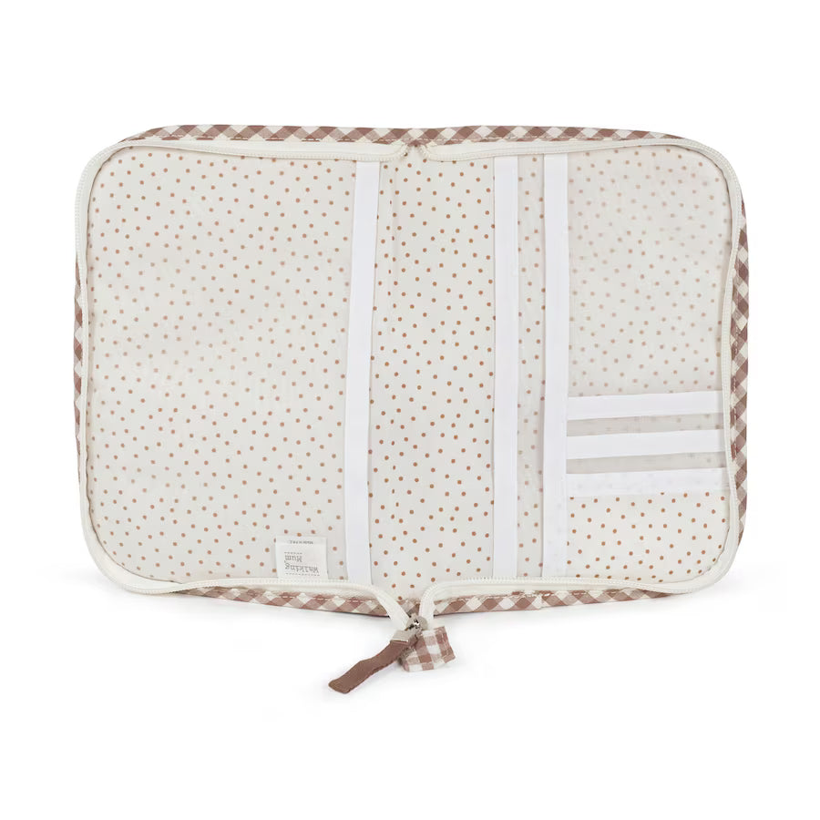 Para Llevar Walking Mum Libro Nacimiento Praliné Vichy Moka multicolor para bebe