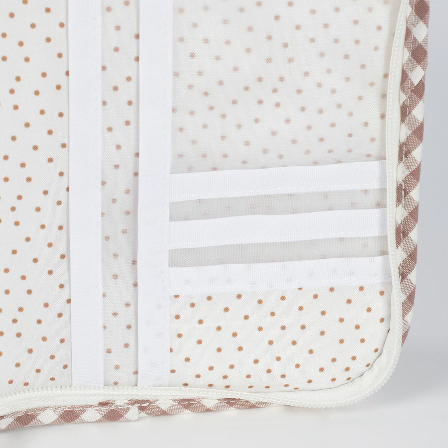 Para Llevar Walking Mum Libro Nacimiento Praliné Vichy Moka multicolor para bebe