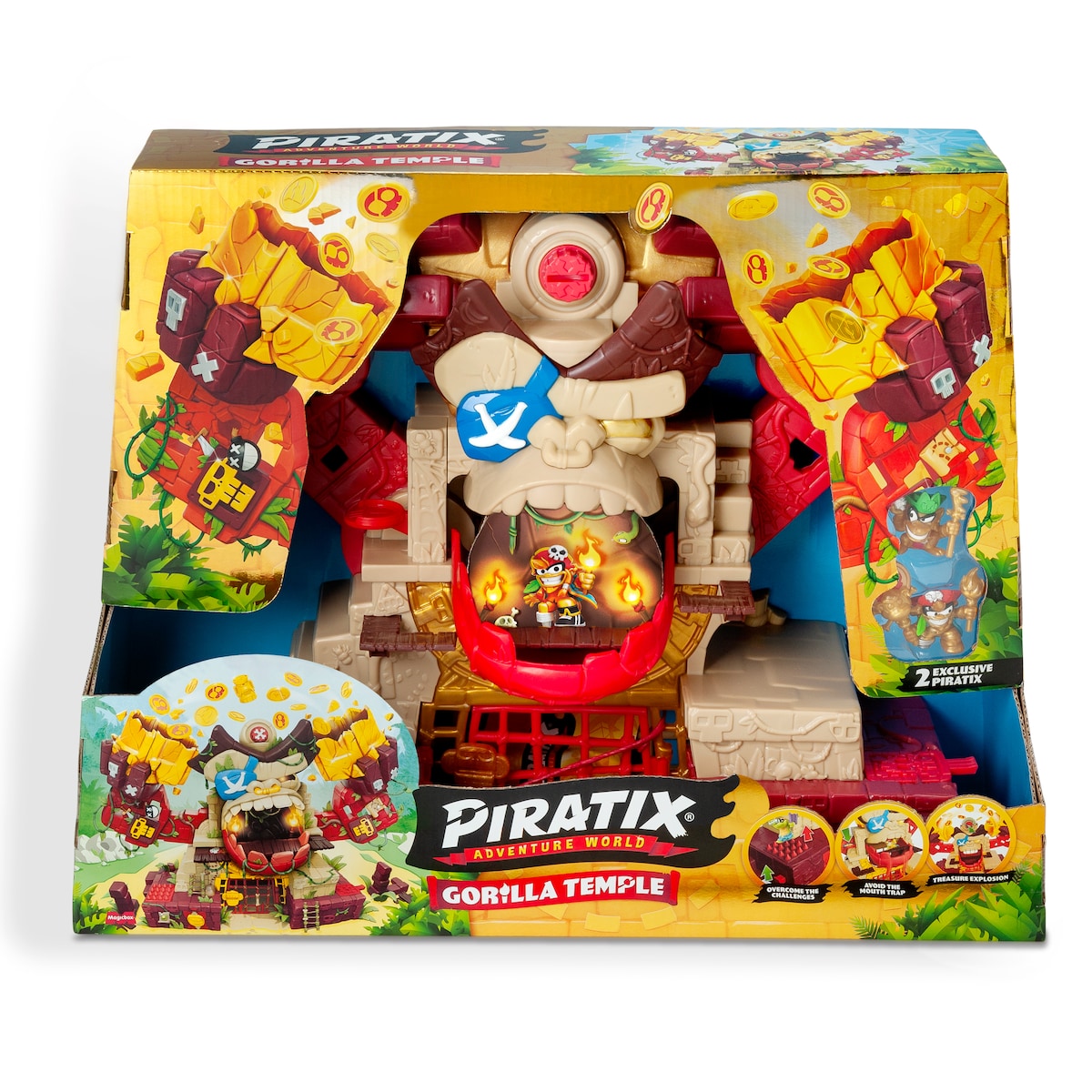 Figuras Y Minimundos Magic Box Piratix S - Gorilla Temple 1X2 (V.0) multicolor para niños