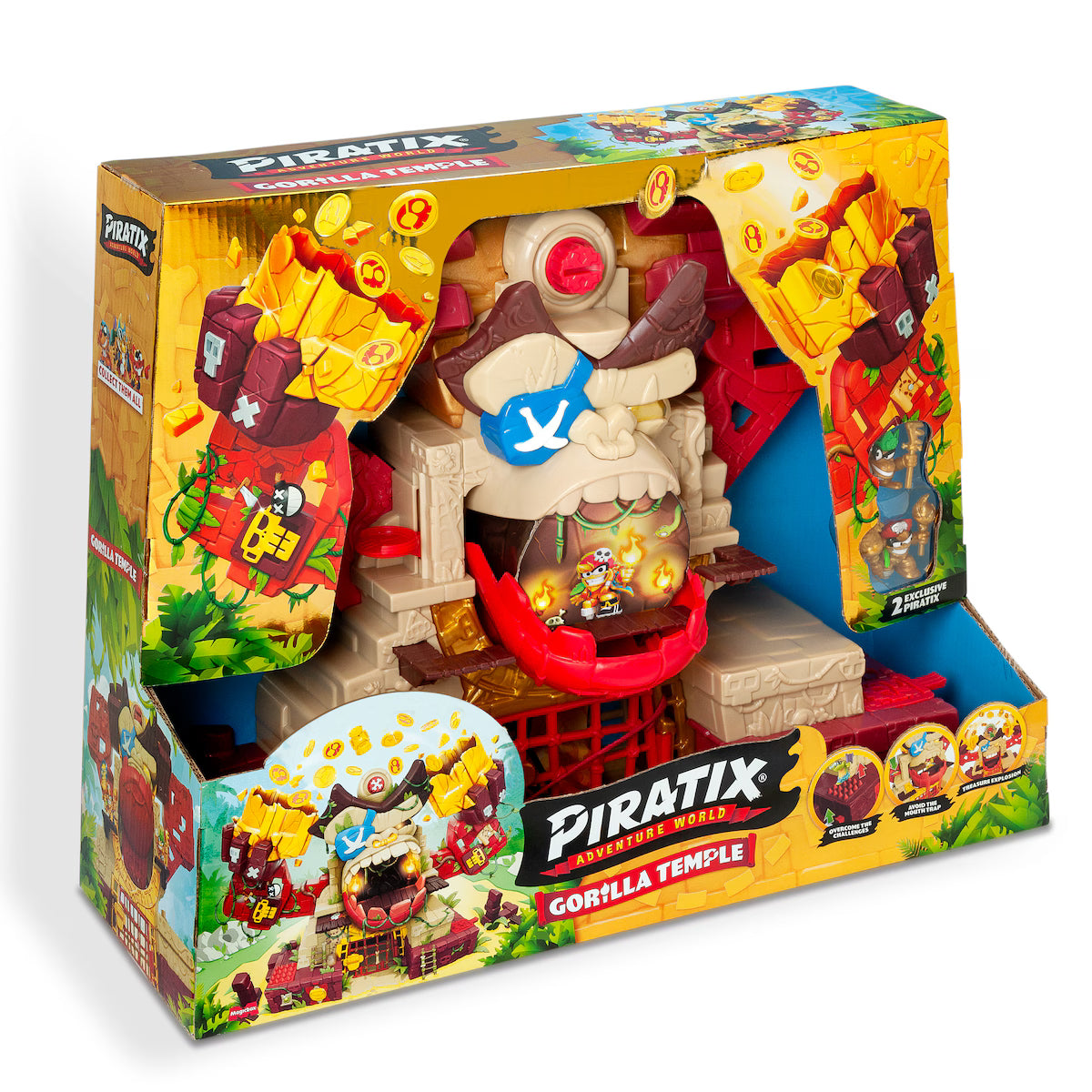 Figuras Y Minimundos Magic Box Piratix S - Gorilla Temple 1X2 (V.0) multicolor para niños