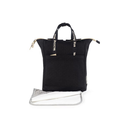 Paseo Walking Mum 1120800388-Negro Mochila bebé Eco-Mum Negro para mundo bebé