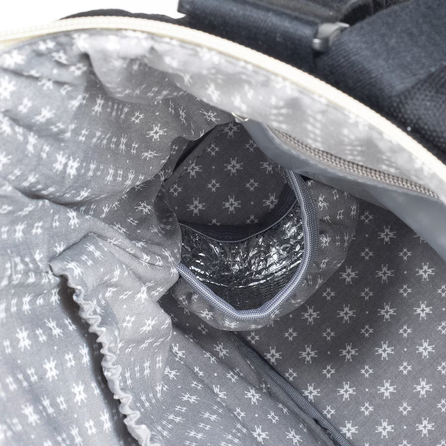 Paseo Walking Mum 1120800388-Negro Mochila bebé Eco-Mum Negro para mundo bebé