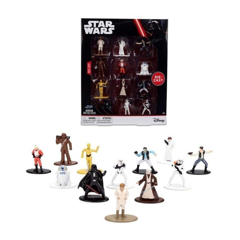 Figuras Y Minimundos Simba Star Wars 12-Pack Nanofigs multicolor para niños
