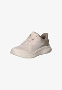 Zapatillas Skechers Bobs Squad 4+Stape Look beige para mujer