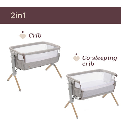 En Casa Chicco Mminicuna Colecho Next2Me Armonía Scandinavian gris para bebe
