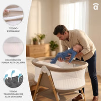 En Casa Asalvo Minicuna Nidus 2 Beige beige para bebe