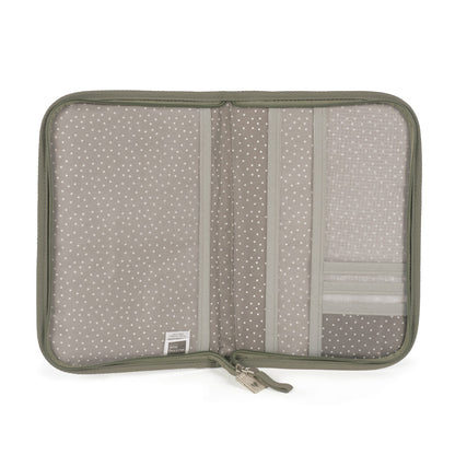 Paseo Walking Mum Portadocumentos Bebé Poppy Corazones Verde verde para bebe