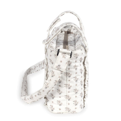 Paseo Walking Mum Bolso Crossbody Botton Flores beige para bebe