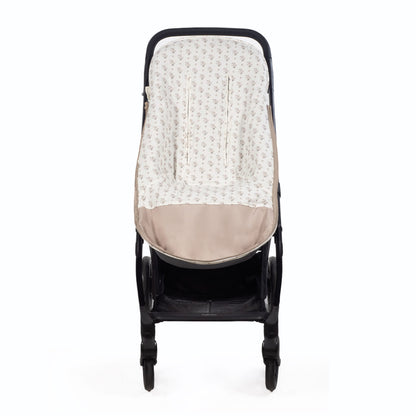 Paseo Walking Mum Saco Silla Universal Entretiempo Botton Flores beige para bebe