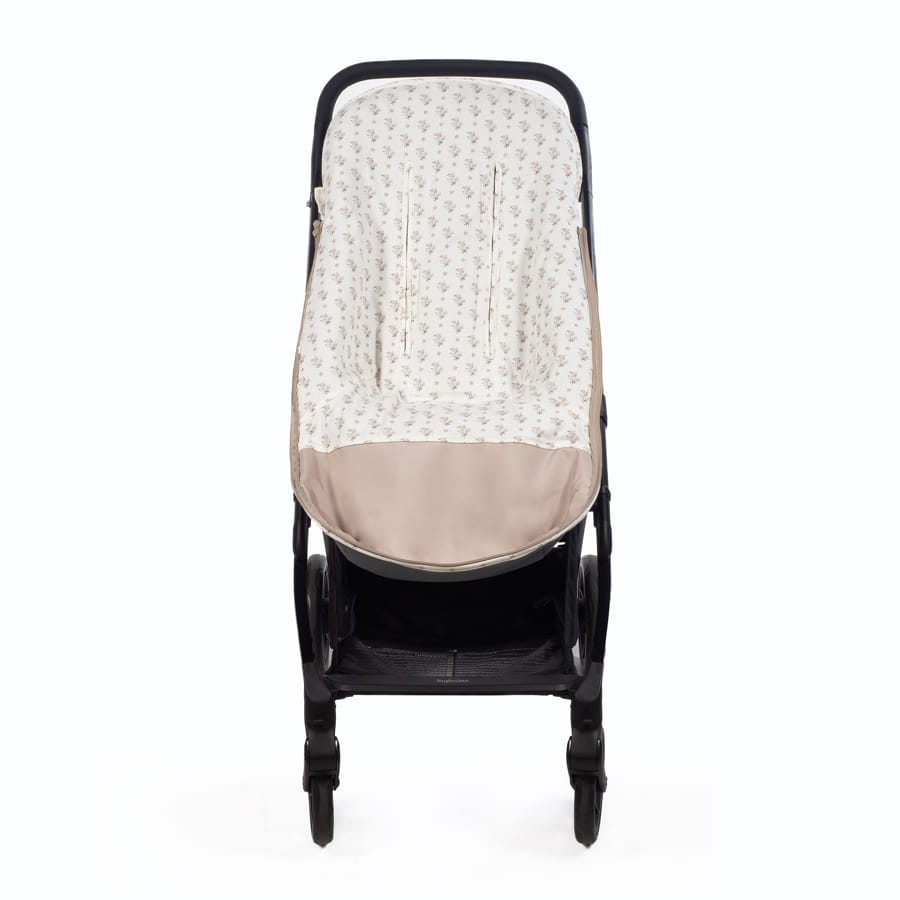 Paseo Walking Mum Saco Silla Universal Entretiempo Botton Flores beige para bebe